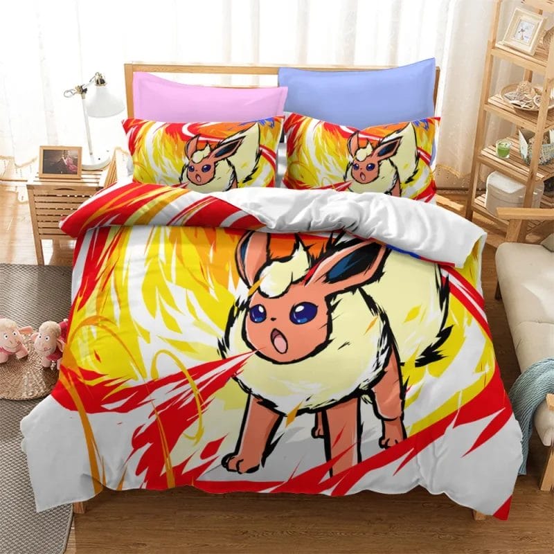 Housse de Couette Pokémon Pyroli