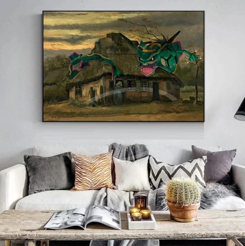 Tableau Rayquaza Van Gogh