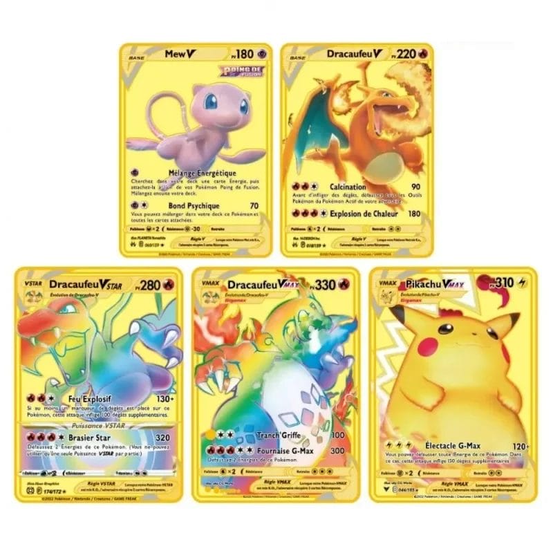 Carte Gold Pokémon Acreus Gigantamax – Image 3