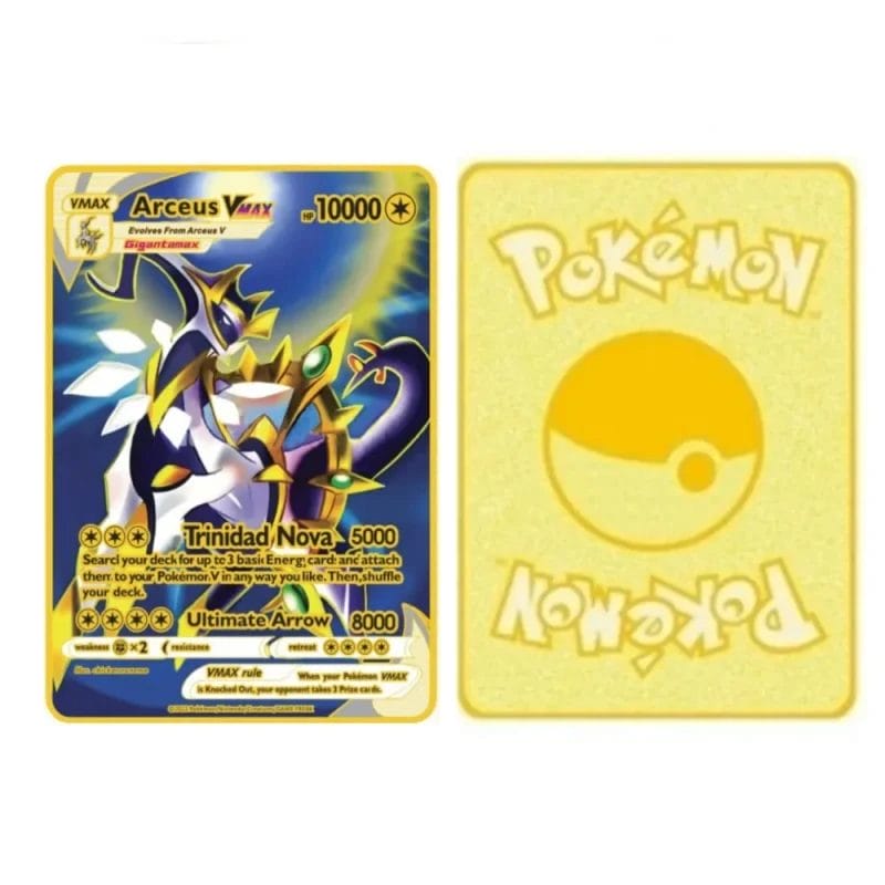 Carte Gold Pokémon Acreus Gigantamax – Image 2